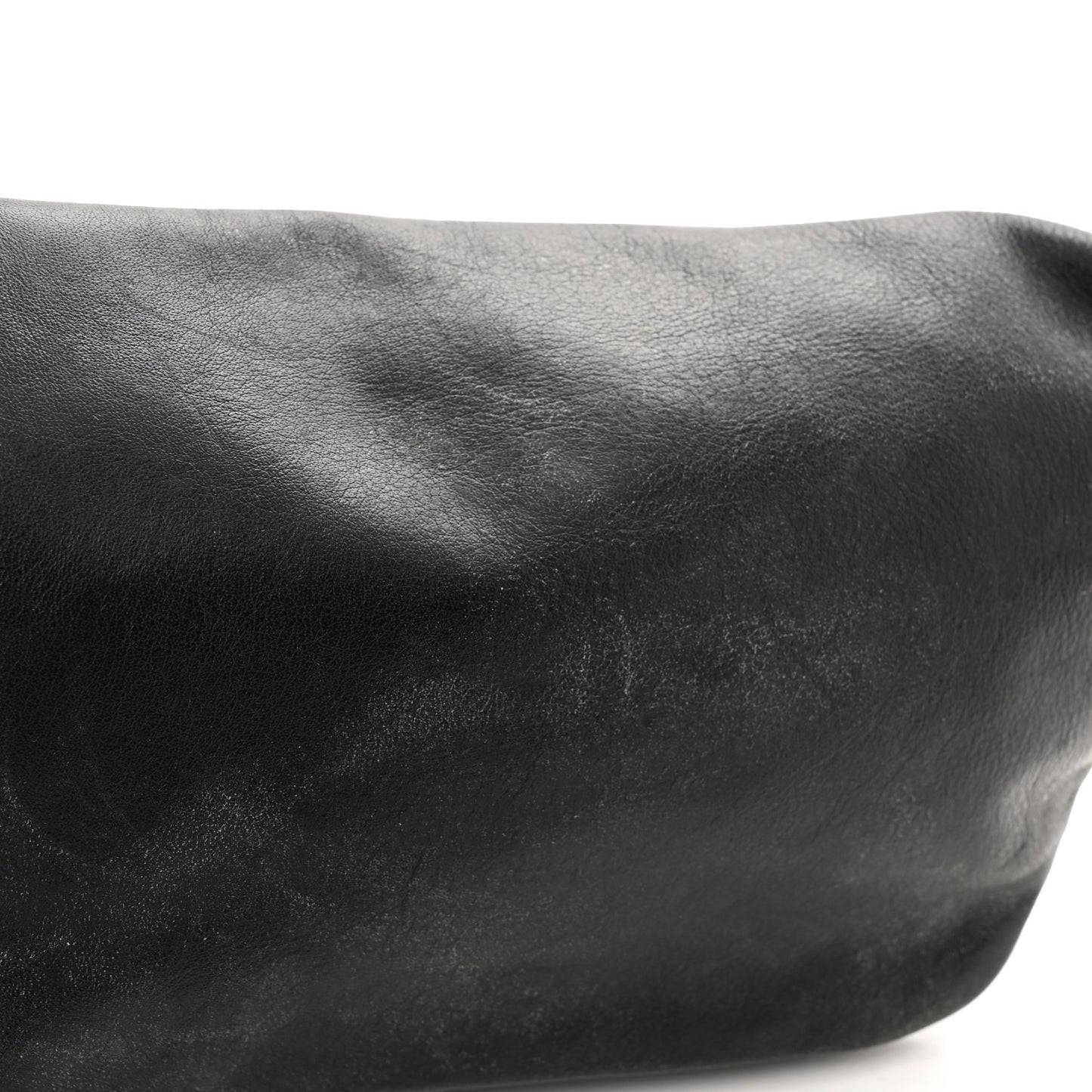 Smooth Calfskin Logo Large Everyday Beltpack Black White