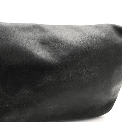 Balenciaga Smooth Calfskin Logo Large Everyday Beltpack Black White 13 of 15