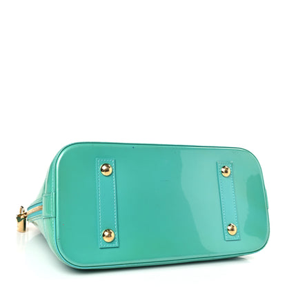 Louis Vuitton Vernis Alma PM Blue Lagon 4 of 10