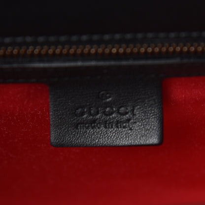 Gucci Velvet Matelasse GG Marmont Clutch Black 6 of 8