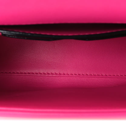 Valentino Garavani Nappa Tonal Monochrome Mini One Stud Top Handle Bag Pink PP 5 of 10