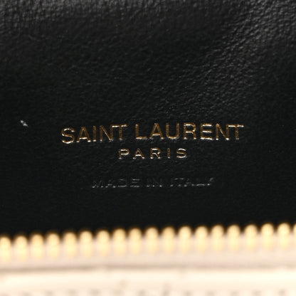 Saint Laurent Lambskin Quilted Micro Gaby Vanity Case Crema Soft 6 of 10