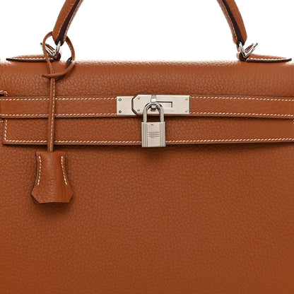 Hermes Fjord Sellier Kelly 32 Gold 8 of 14
