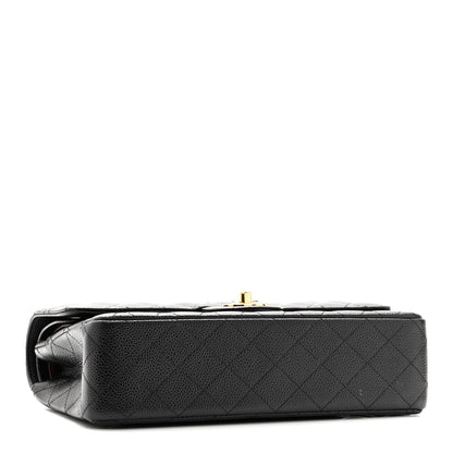 Chanel Caviar Quilted Medium Double Flap Black 9 of 11