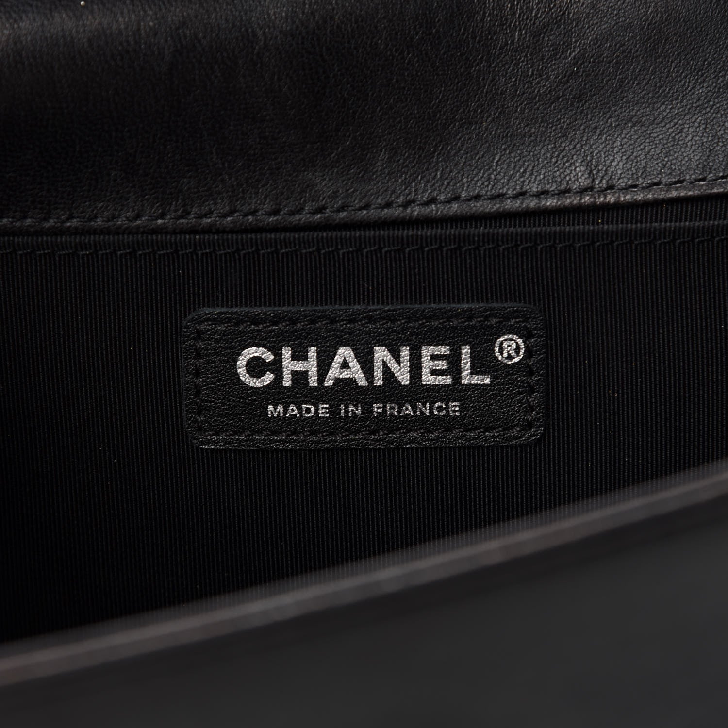 Chanel Lambskin Quilted Medium Boy Flap Black 10 of 14
