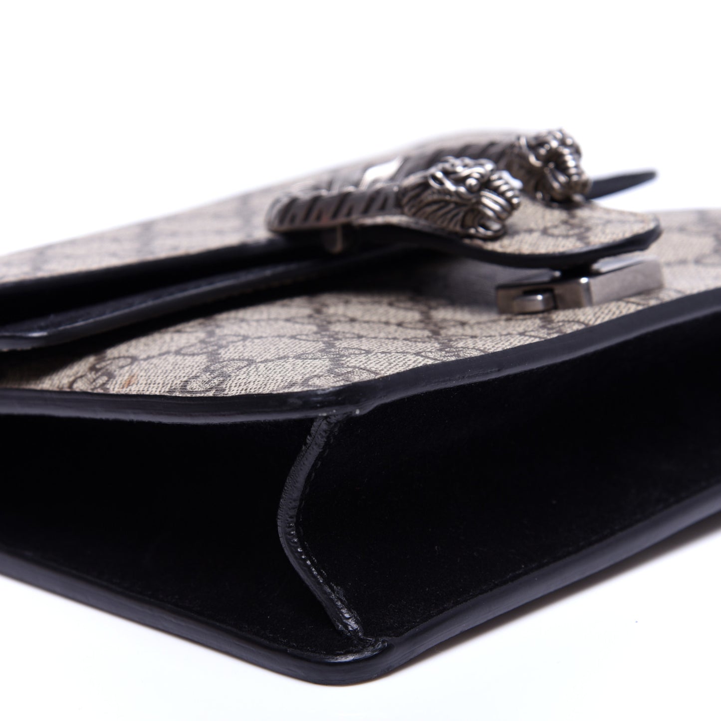 GG Supreme Monogram Mini Dionysus Shoulder Bag Black