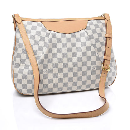 Louis Vuitton Damier Azur Siracusa MM 2 of 9