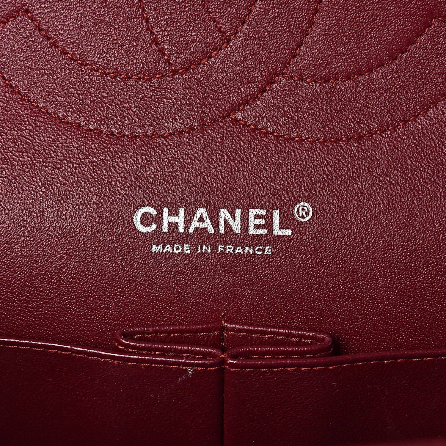 Chanel Patent Quilted Jumbo Double Flap Dark Red 6 of 15