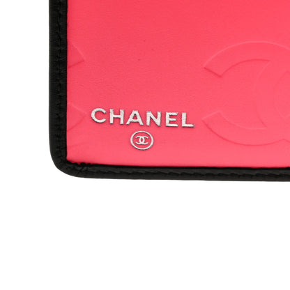Chanel Calfskin Quilted Cambon Yen Wallet Black 6 of 8