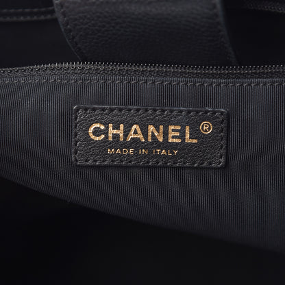 Chanel Calfskin Cerf Shopper Tote Black 6 of 14
