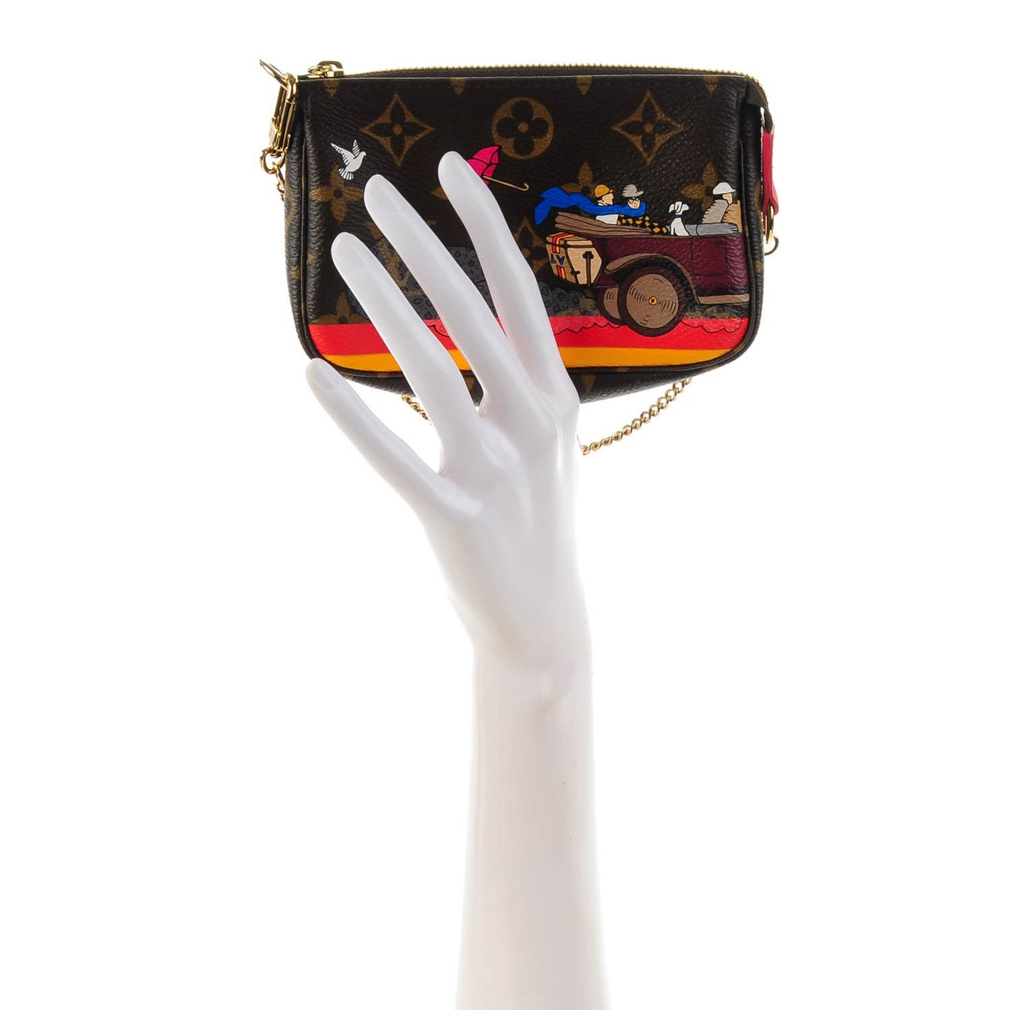 Monogram 2015 Christmas Animation Mini Pochette Accessories