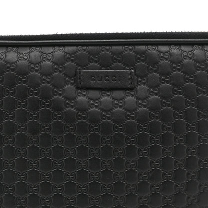 Gucci Microguccissima GG Wristlet Pouch Black 9 of 11