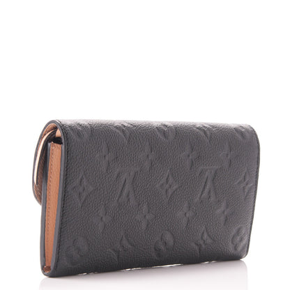 Louis Vuitton Empreinte Emilie Wallet Black Dune 3 of 7