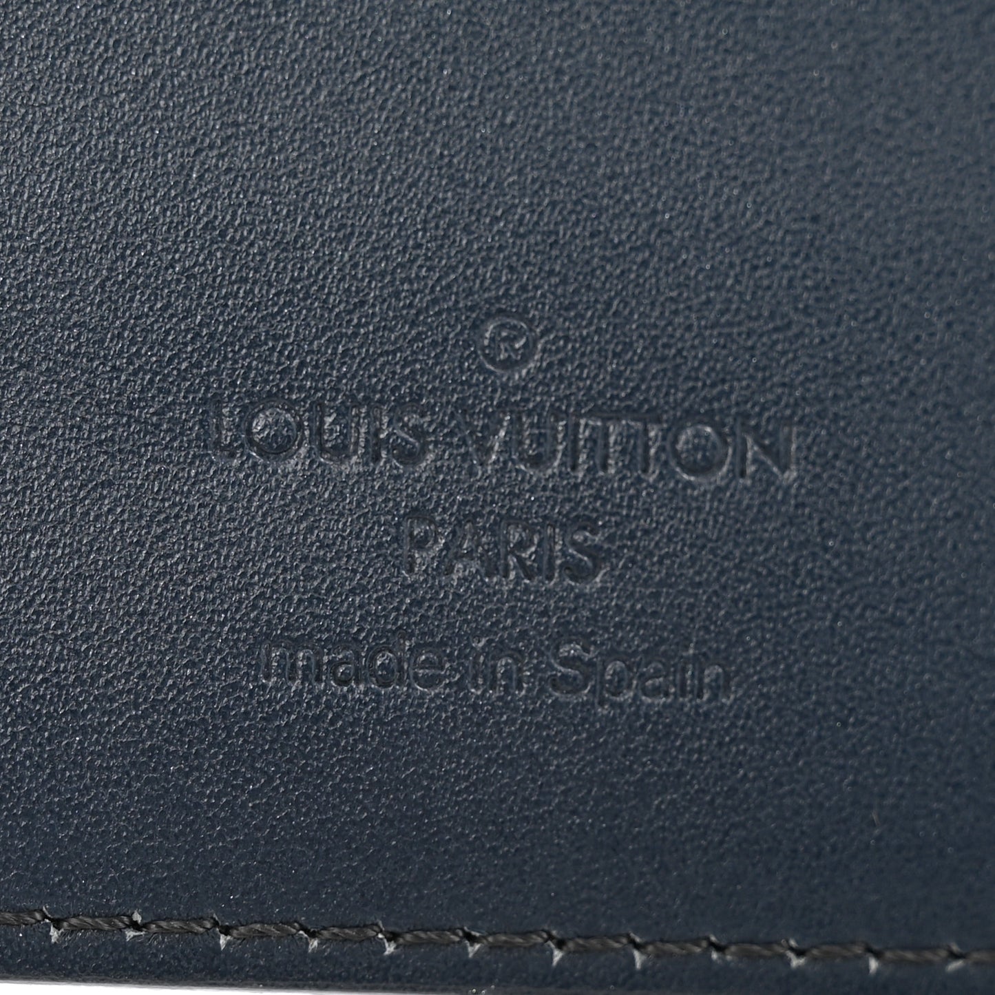 Mat Monogram Small Ring Agenda Cover Blue