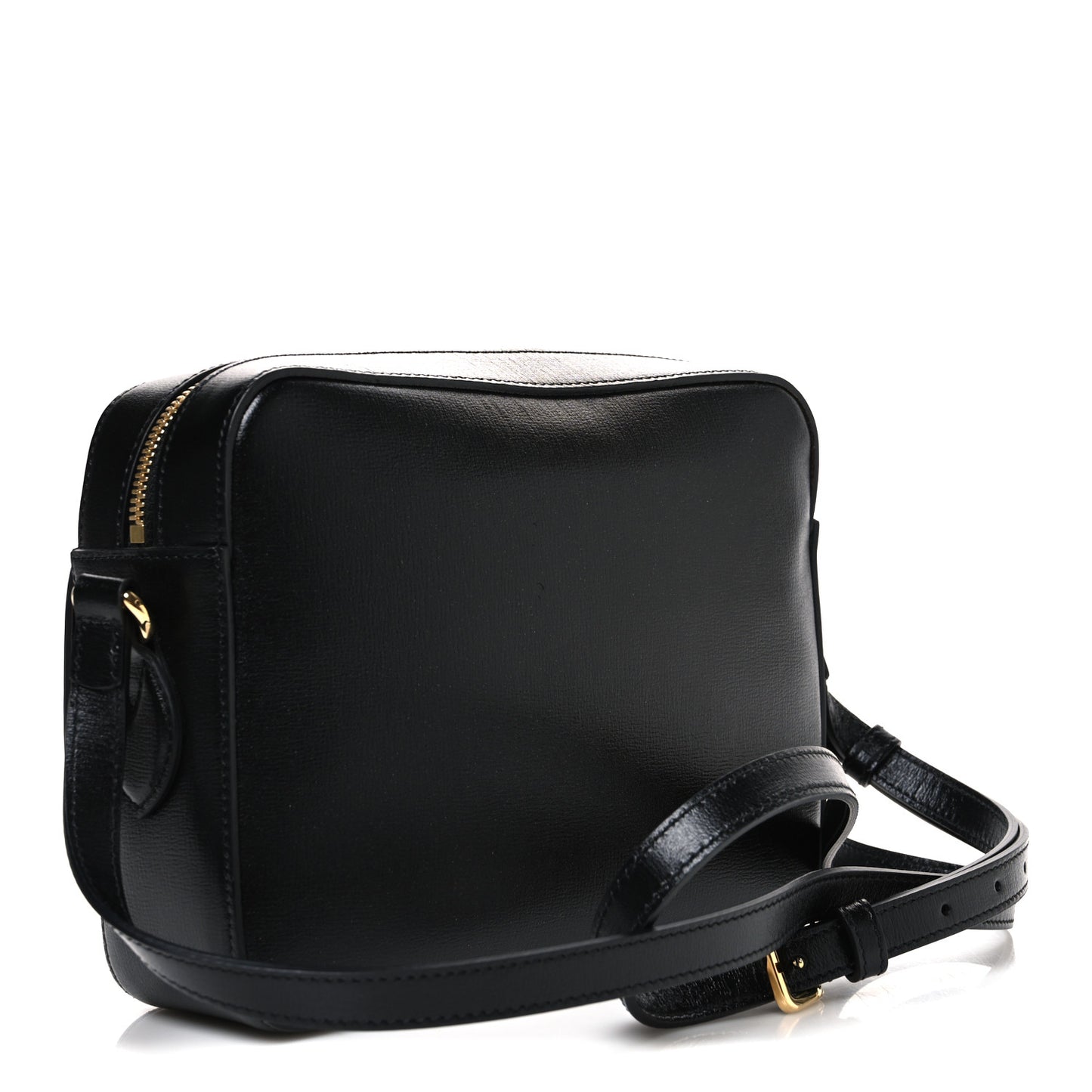 Textured Calfskin Small Horsebit 1955 Shoulder Bag Black