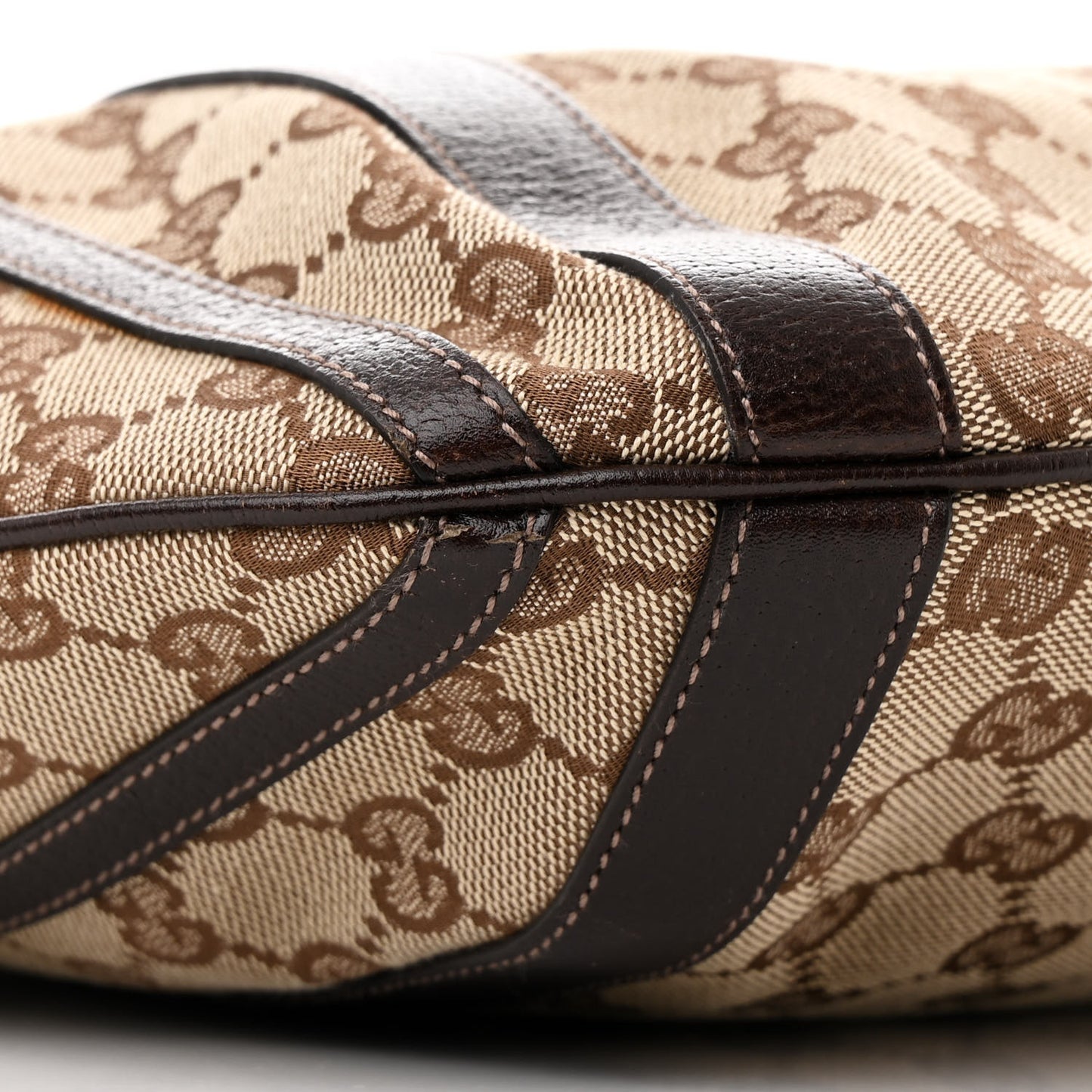 Monogram Medium Abbey Convertible Tote Dark Brown