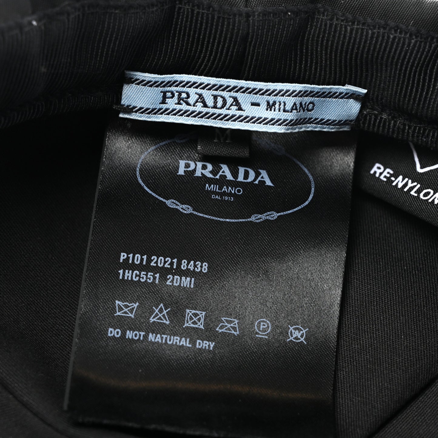 Re-Nylon Newsboy Hat M Black