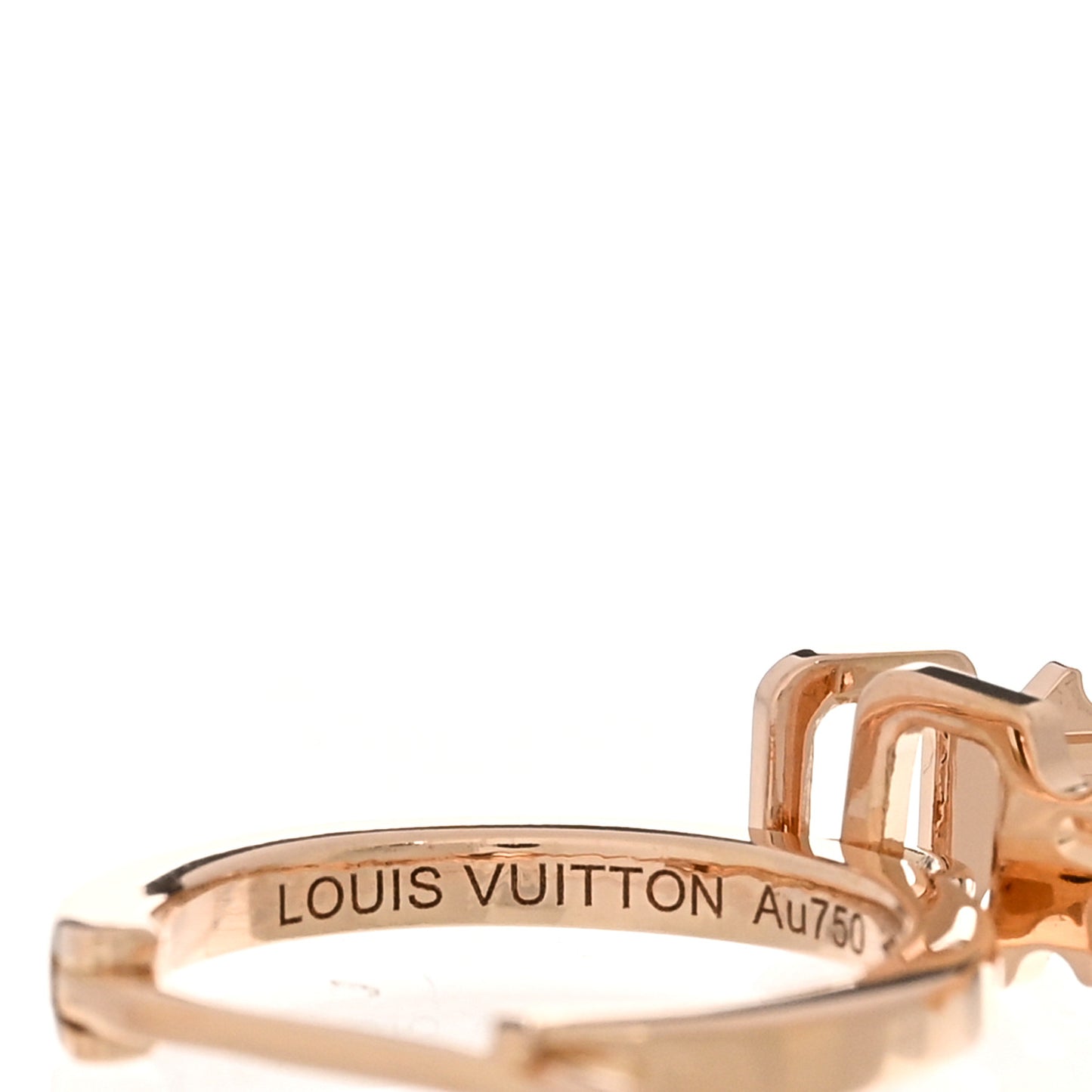 18K Pink Gold Lockit Hoop Earrings