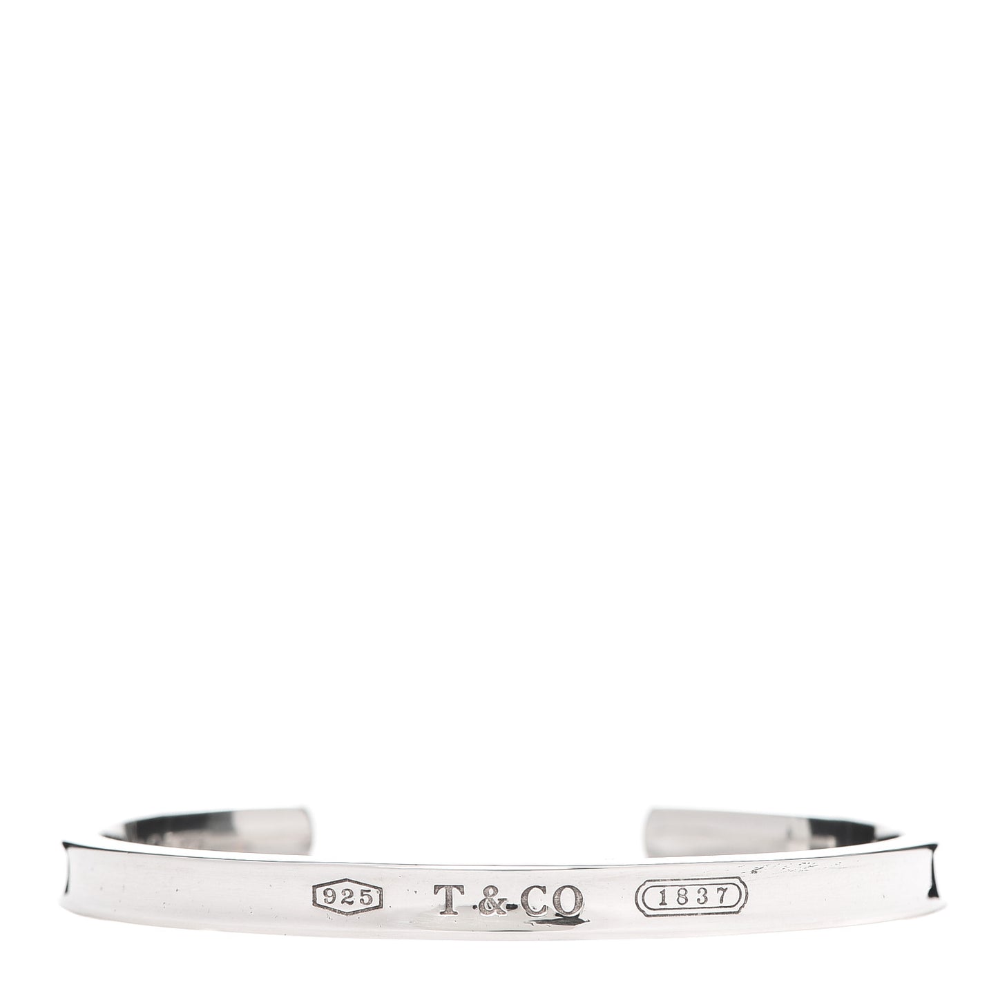 Sterling Silver Narrow 1837 Cuff Bracelet