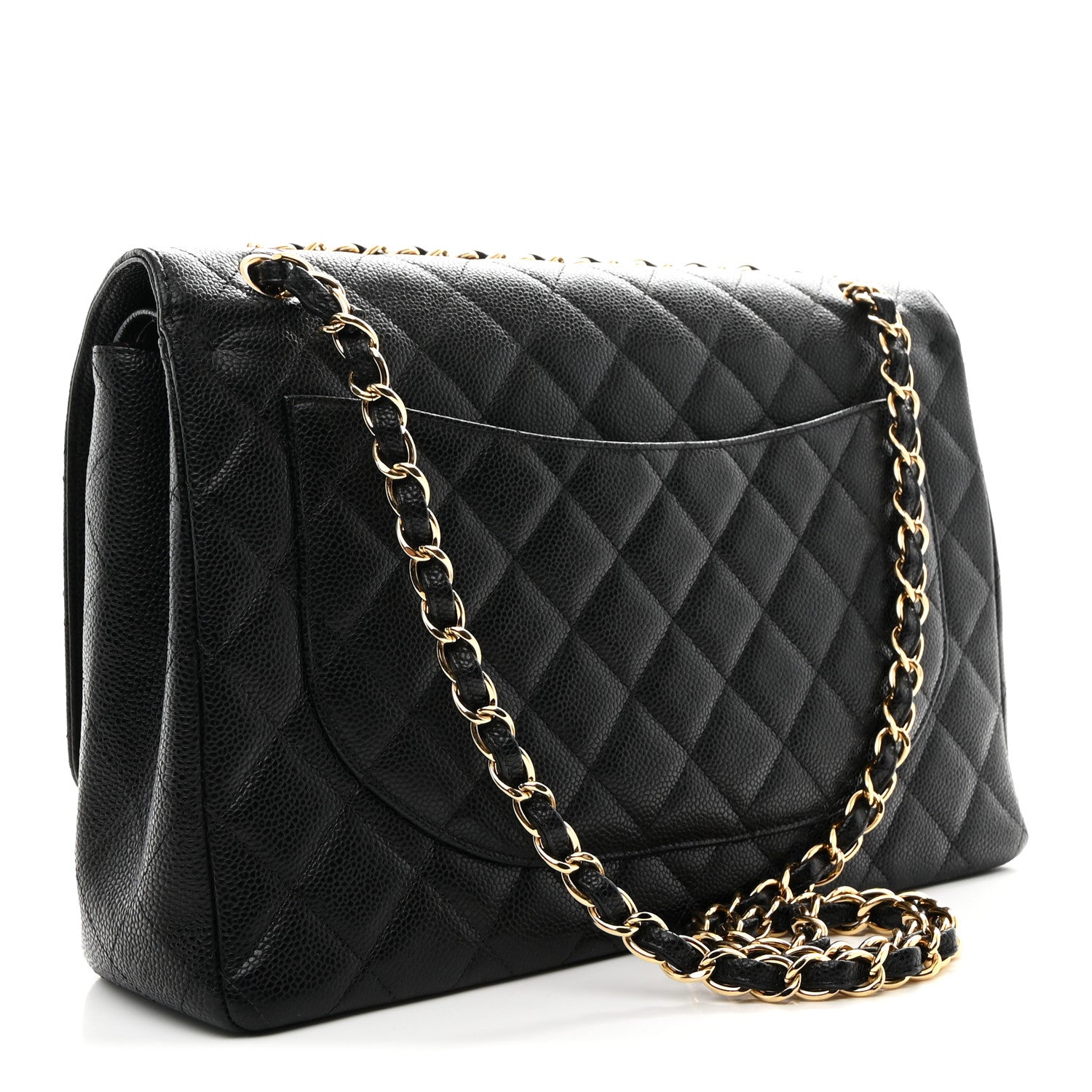 Chanel Caviar Quilted Maxi Double Flap Black 4 of 27