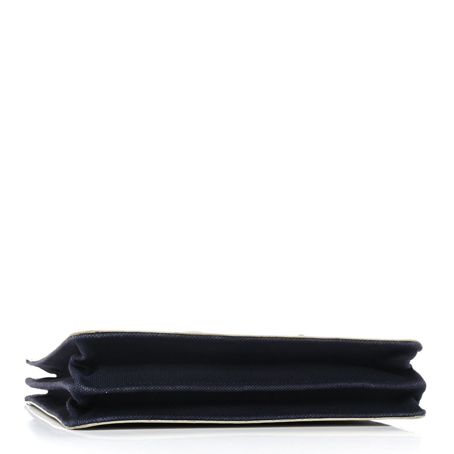 Cotton Canvas Pochette Crossbody Bag Black