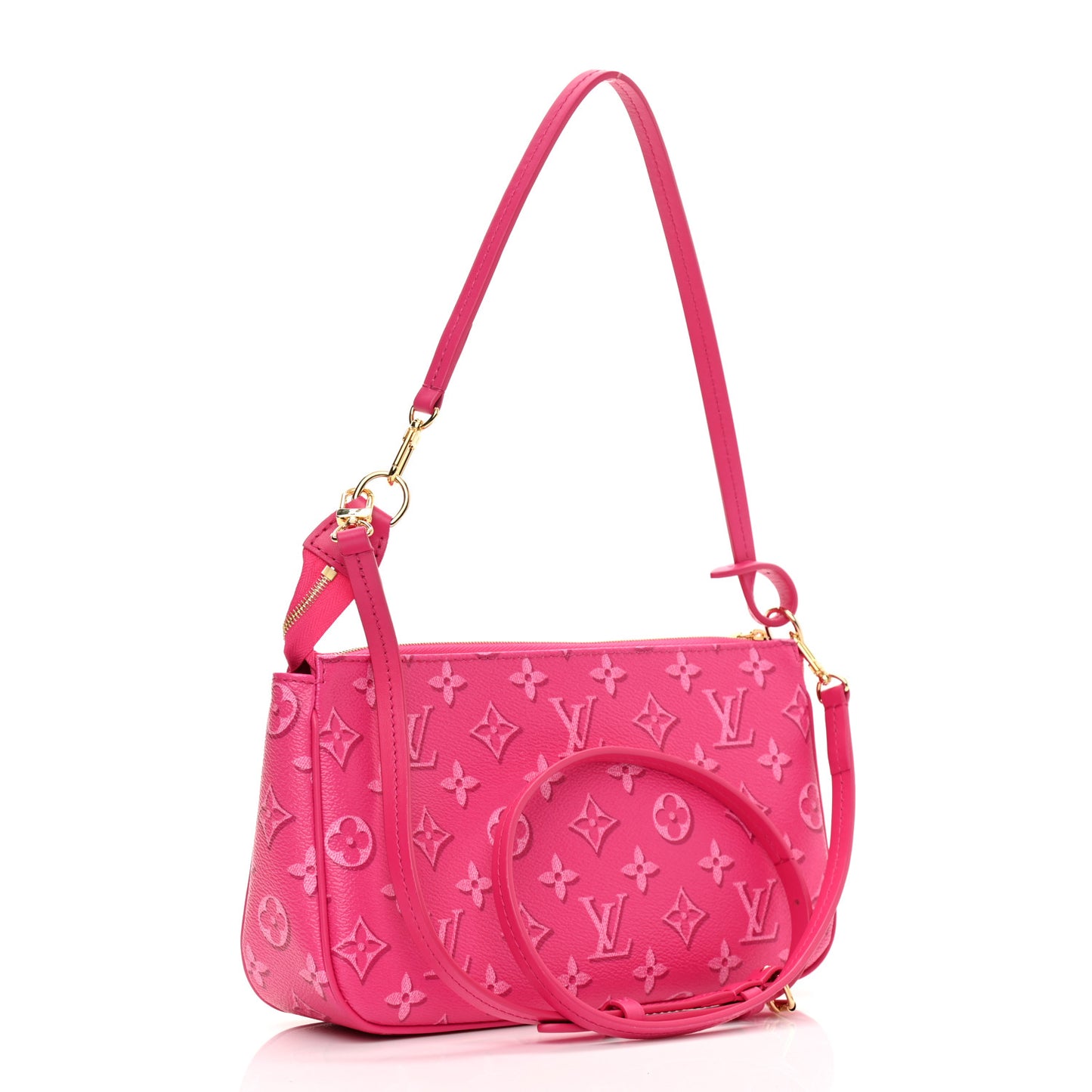 Monogram Fall For You Maxi Multi Pochette Accessories Fuchsia