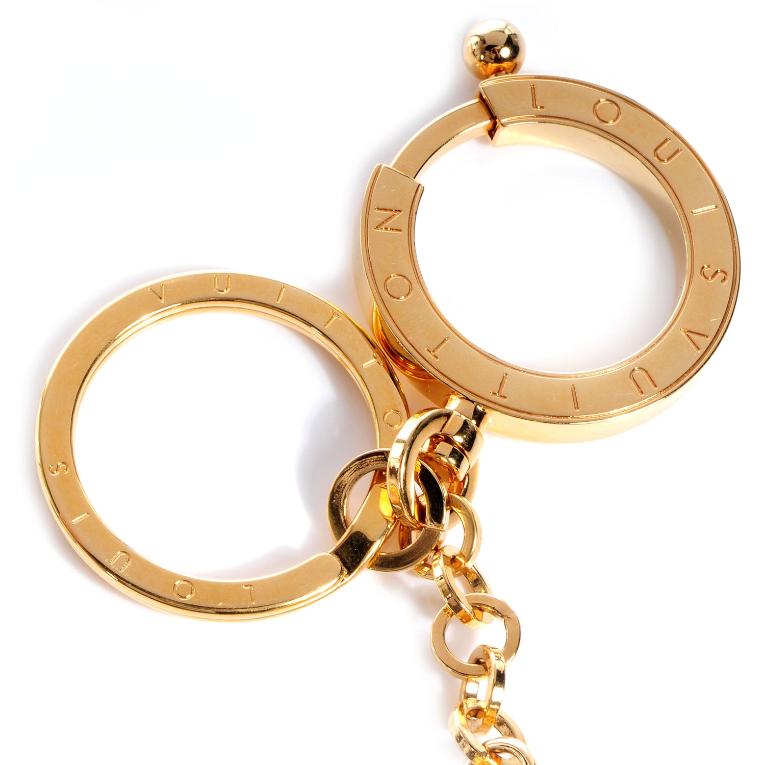 Louis Vuitton Swing Key Holder Gold 3 of 5