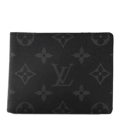 Louis Vuitton Monogram Eclipse Slender Wallet 1 of 7