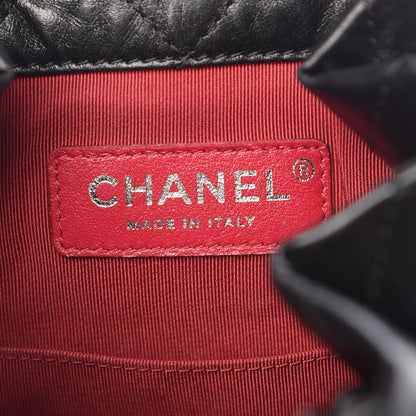 Chanel Aged Calfskin Quilted Small Gabrielle Backpack Black 6 of 10