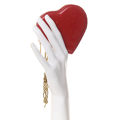 Louis Vuitton Vernis Coeur Heart Coin Purse Pomme D'Amour 2 of 6