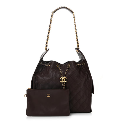 Chanel Caviar Quilted Medium Chanel 25 Handbag Dark Brown 3 of 11