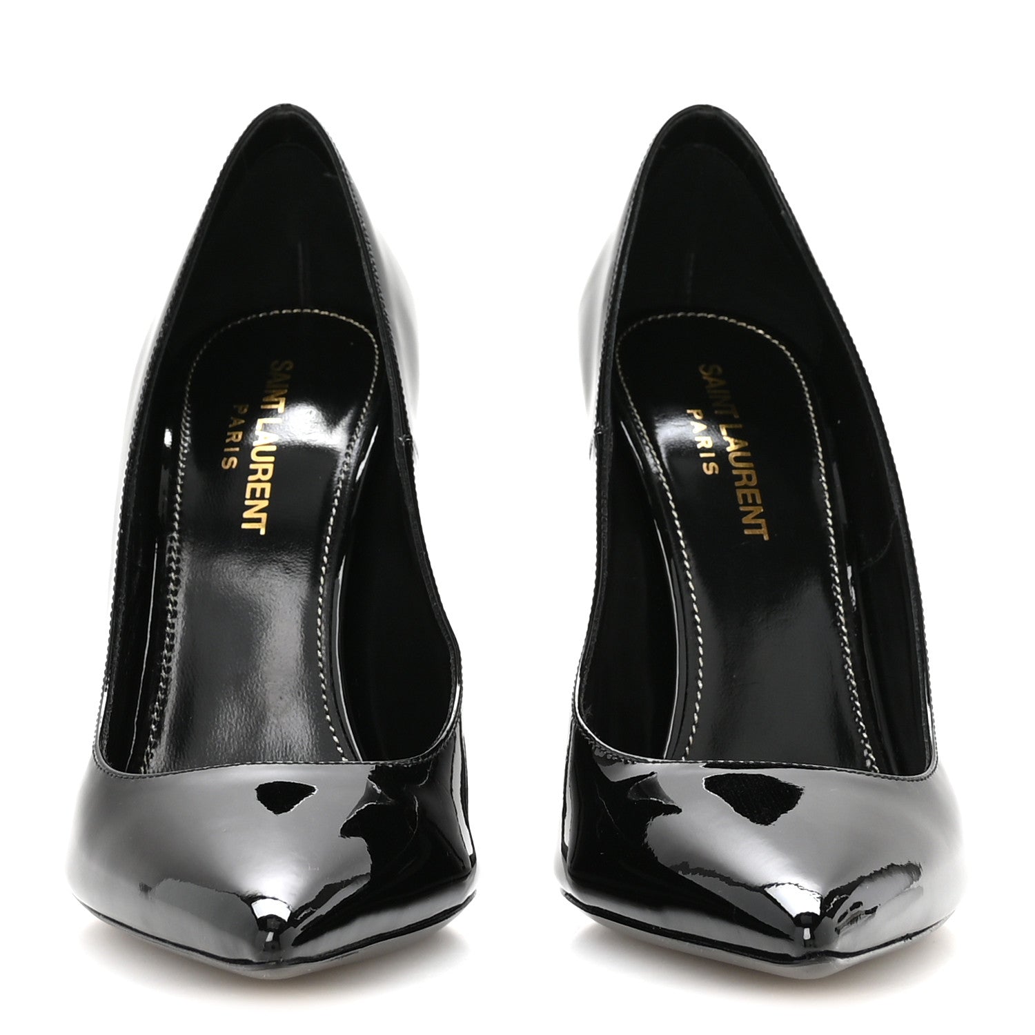 Saint Laurent Patent Opyum 110 Pumps 37.5 Black 3 of 9