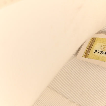 Chanel Calfskin Stitched Medium Covered CC Flap Bag White 7 of 10
