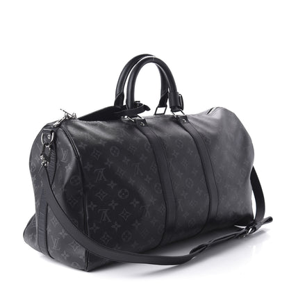 Louis Vuitton Monogram Eclipse Keepall Bandouliere 45 1 of 9
