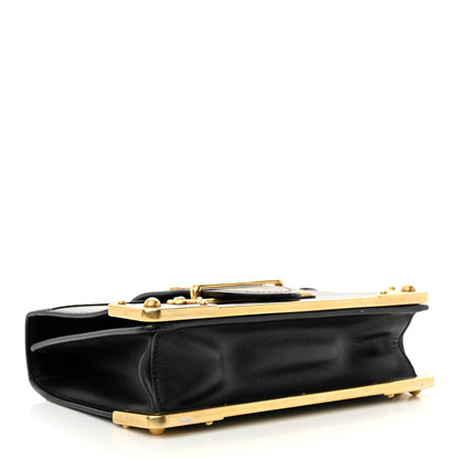 Prada City Calf Saffiano Cahier Bag Black 4 of 10