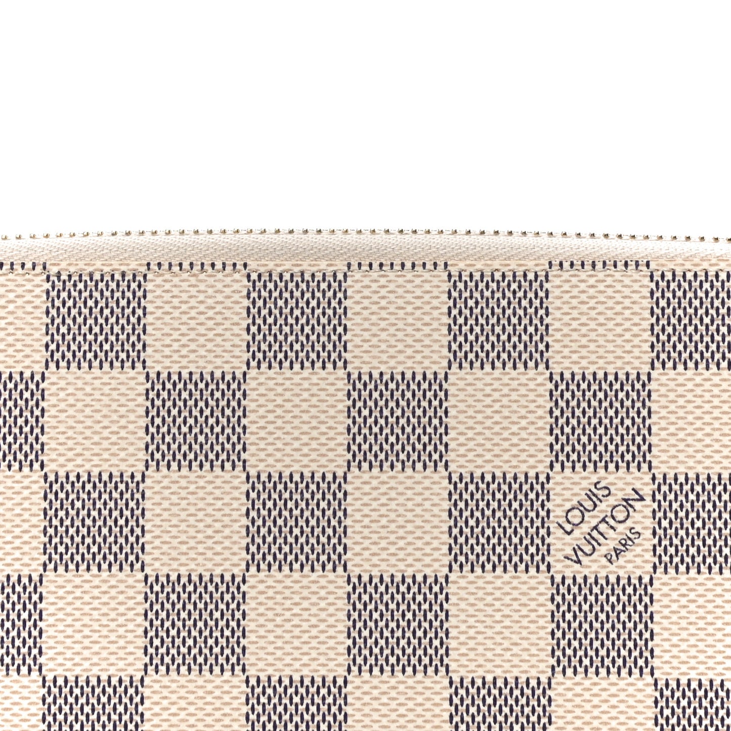 Damier Azur Clemence Wallet Rose Ballerine