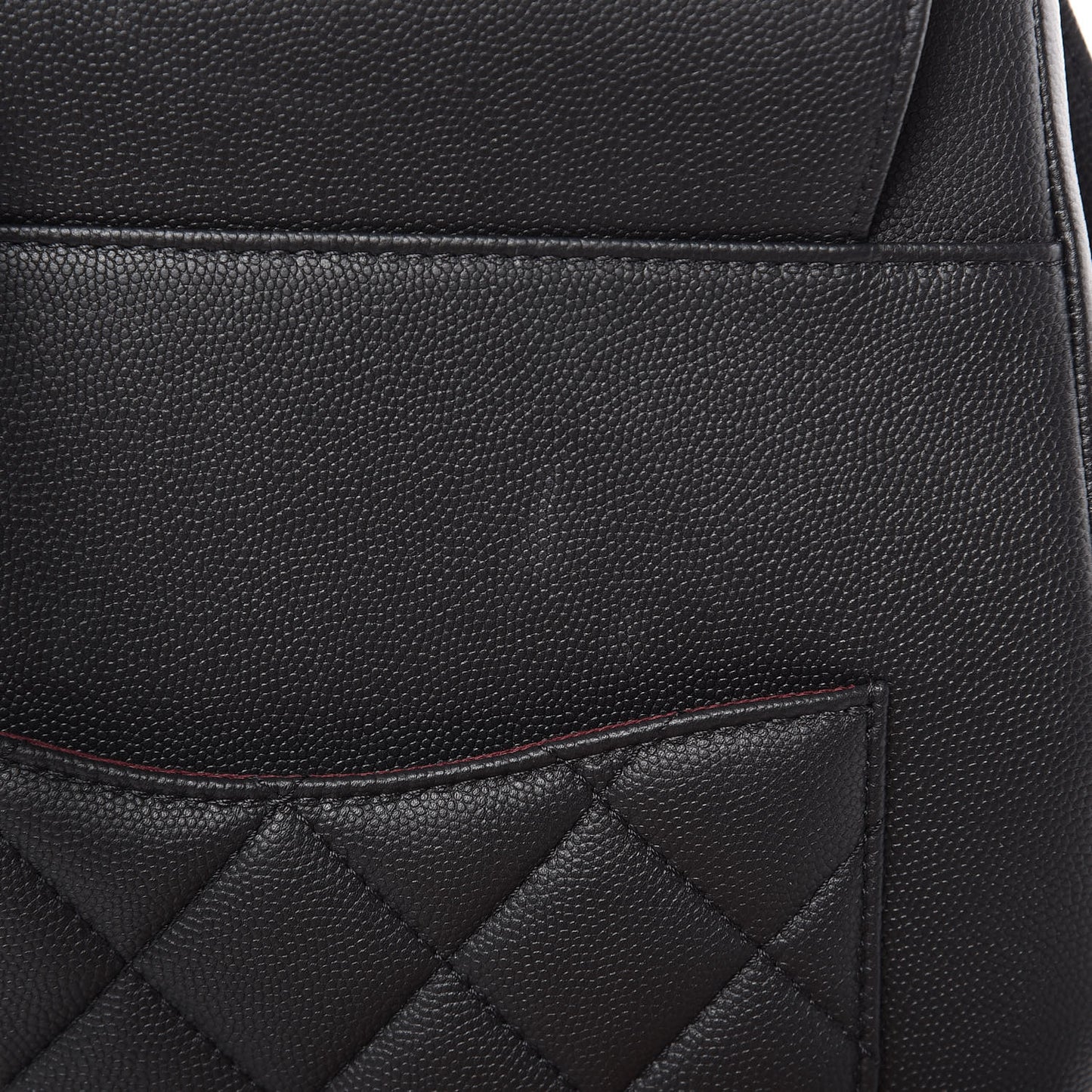 Caviar Quilted Business Affinity Backpack Black