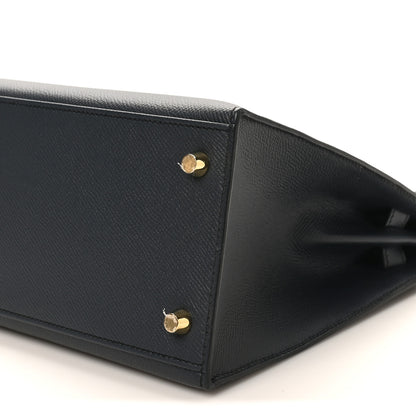 Hermes Epsom Kelly Sellier 28 Bleu Indigo 10 of 10