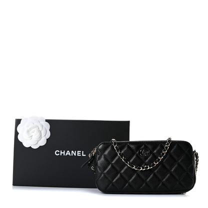 Chanel Caviar Quilted Small Clutch With Chain Black 10 of 10