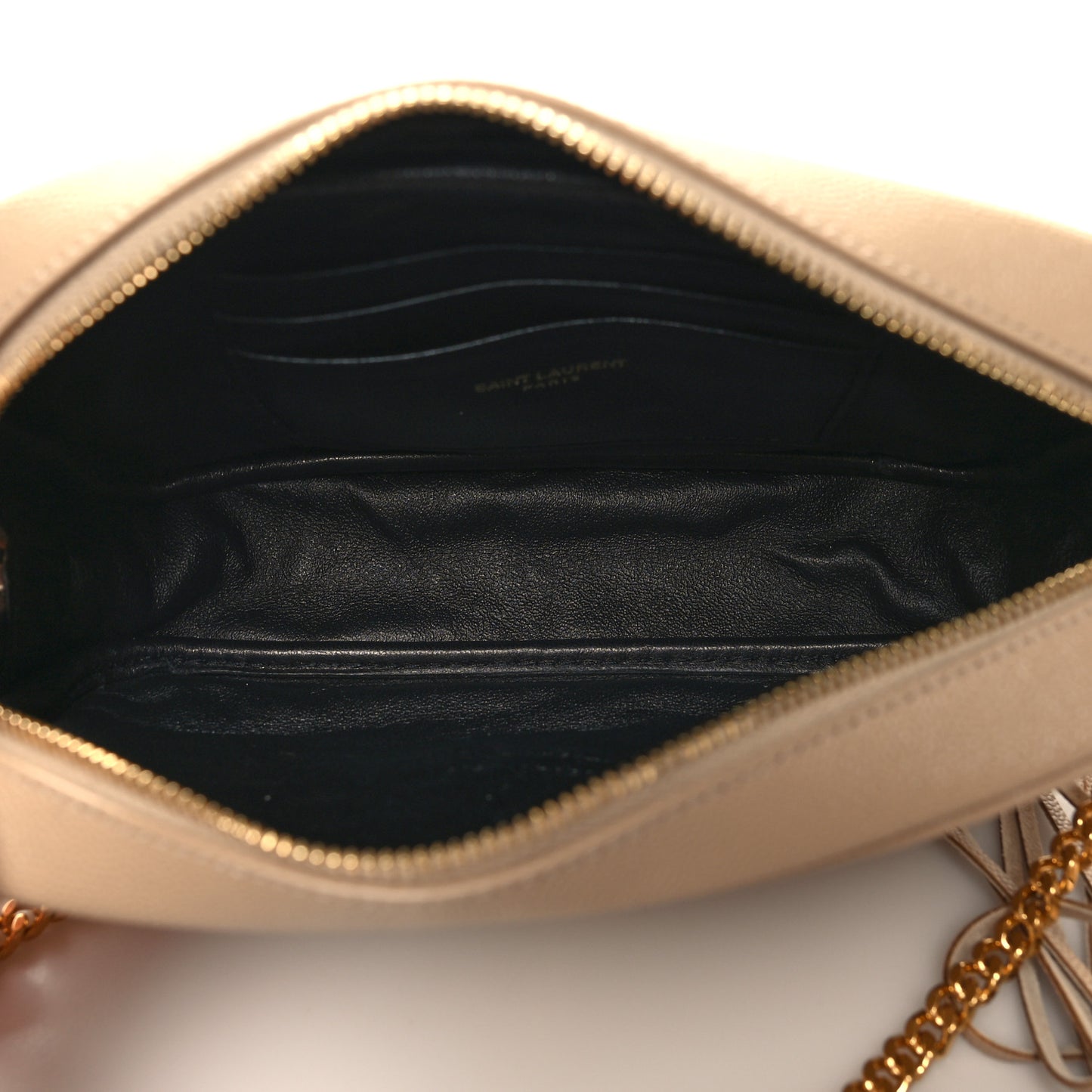 Grain De Poudre Matelasse Monogram Mini Lou Camera Bag Dark Beige