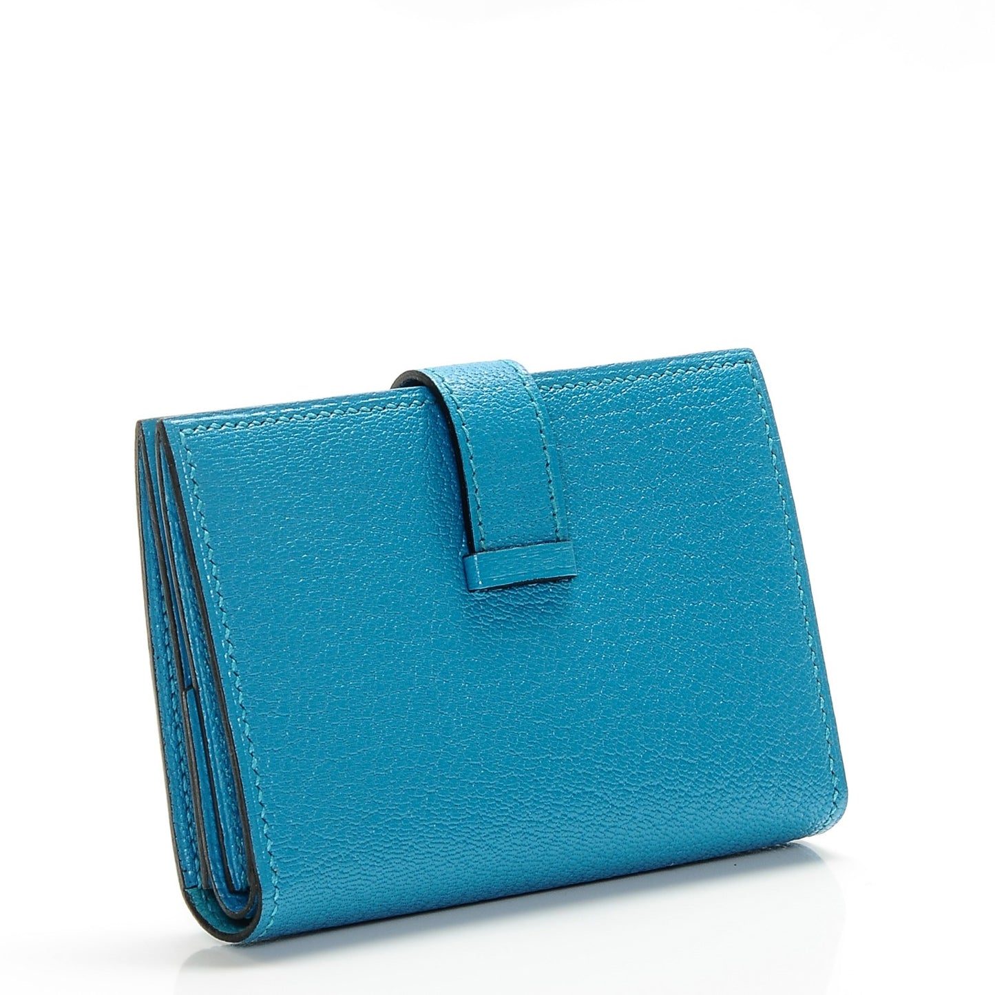 Chevre Mysore Mini Bearn Wallet Bleu Azteque