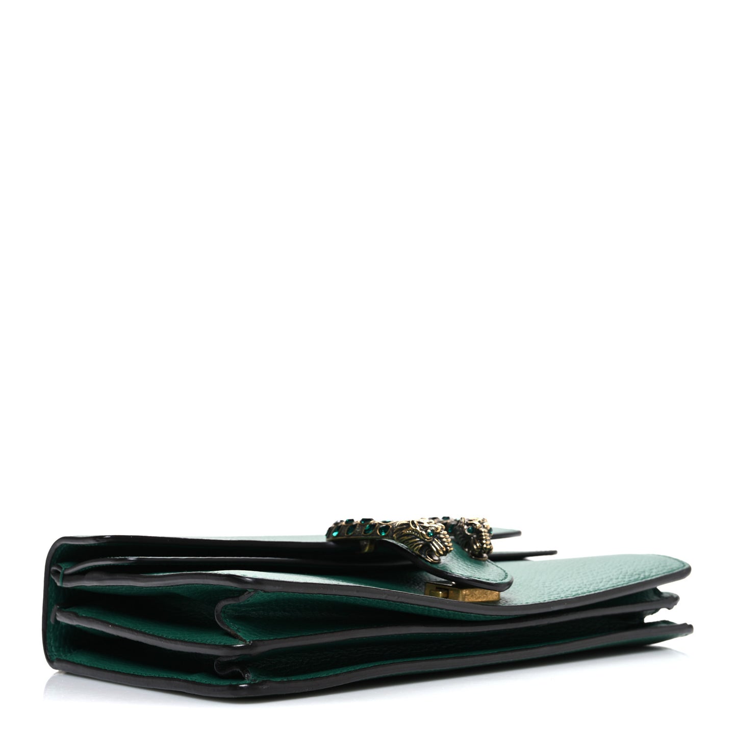 Pebbled Calfskin Small Dionysus Shoulder Bag Emerald