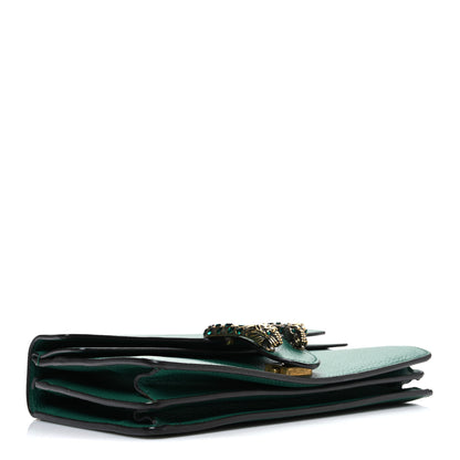 Gucci Pebbled Calfskin Small Dionysus Shoulder Bag Emerald 4 of 10