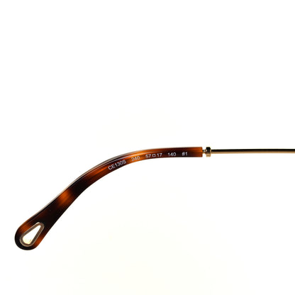 Chloe Poppy Aviator Sunglasses CE 130S Gold Havana 6 of 7