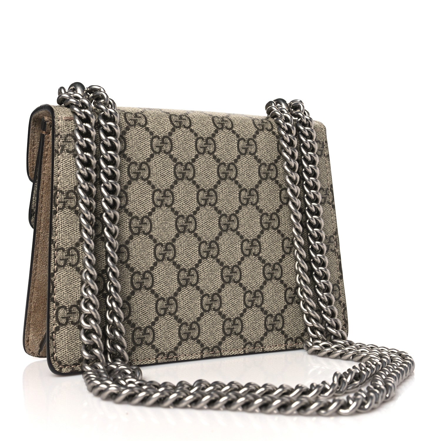 Gucci GG Supreme Monogram Mini Dionysus Shoulder Bag Taupe 3 of 11