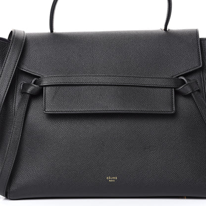 Celine Grained Calfskin Mini Belt Bag Black 8 of 10