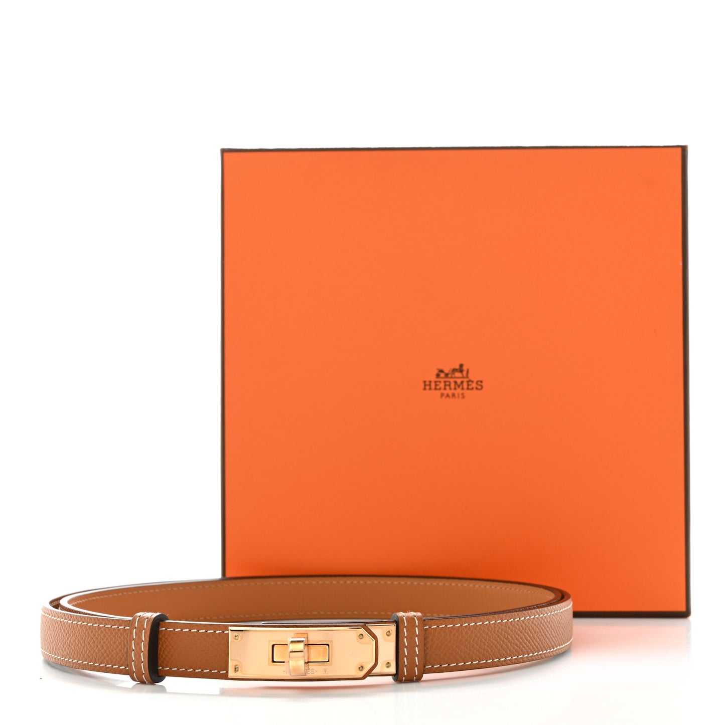 Epsom Kelly Belt Gold