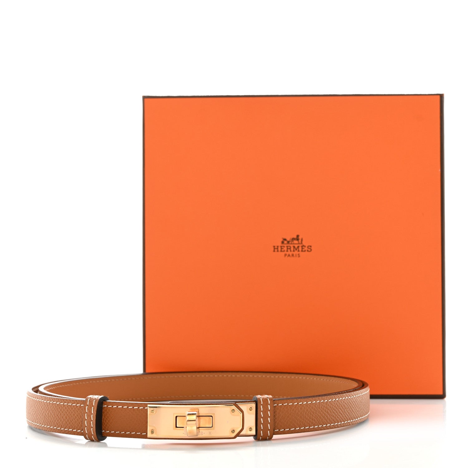 Hermes Epsom Kelly Belt Gold 4 of 4