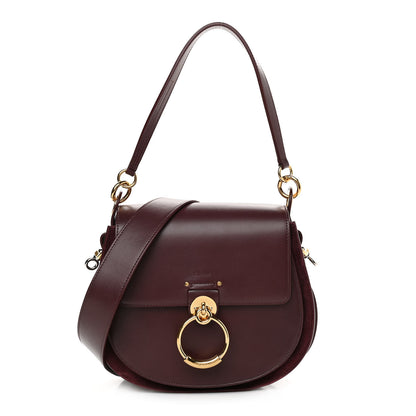 Chloe Calfskin Large Tess Bag Burnt Brown 1 of 10