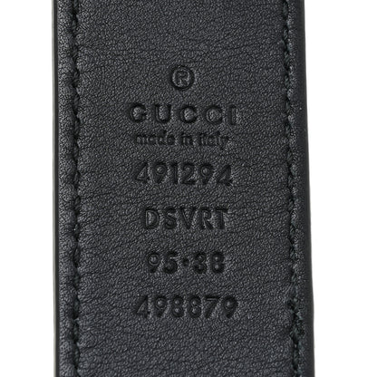 Gucci Calfskin Matelasse GG Marmont Belt Bag 95 38 Black 11 of 13